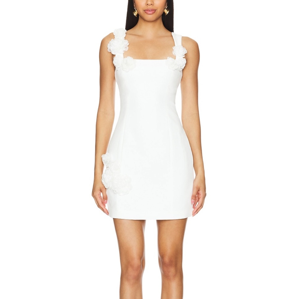 Elliatt trompe dress in ivory